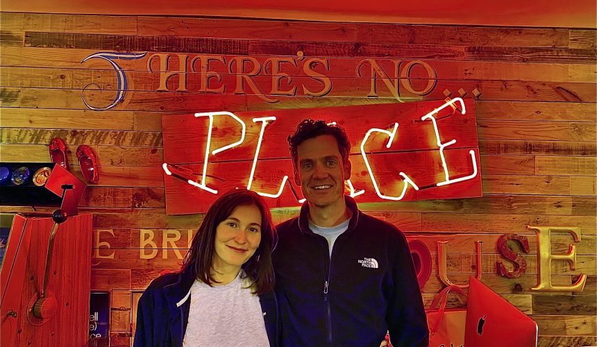 Adam Jackson-Smith & Bethan Cullinane Celebrity Hotel Wall of Fame